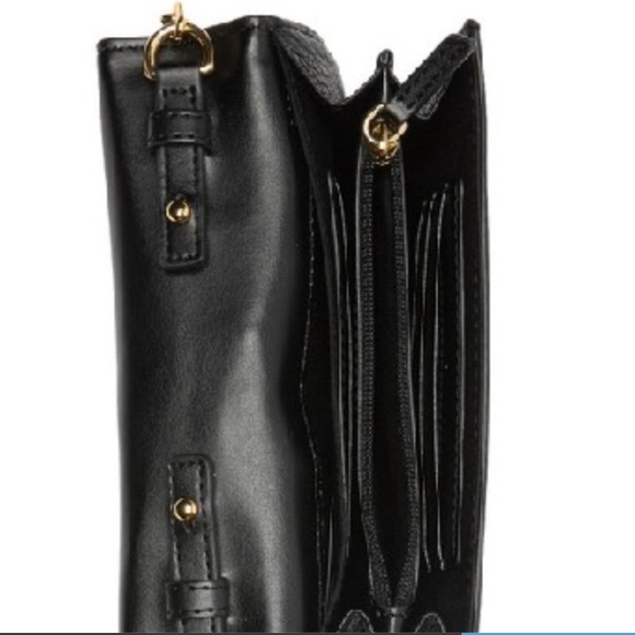 MARC JACOBS NEW YORK EMPIRE CITY WALLET CROSBODY BAG PURSE GOLD CHAIN - Picture 5 of 16